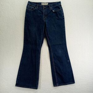 American Eagle Jeans Womens 12 (32) Bootcut‎ Cotton Hole Dark Wash